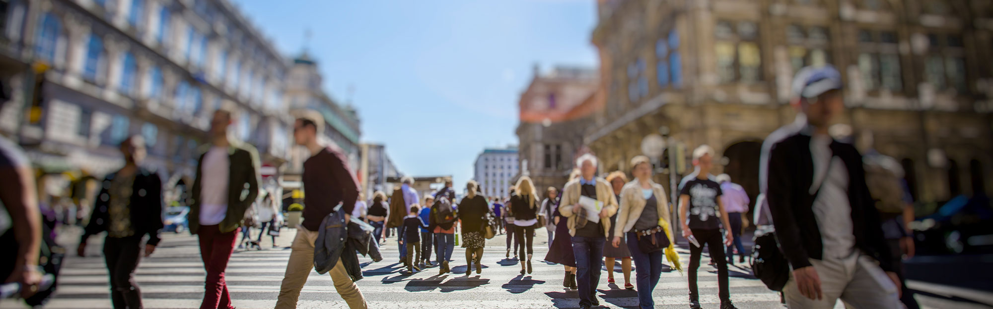 Solutions - Pedestrians in city centre