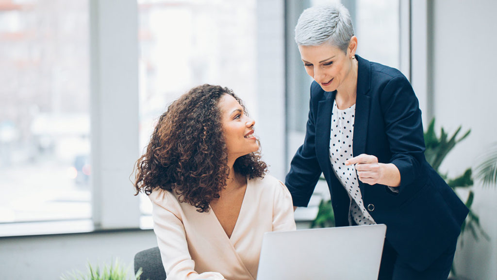 2 Female co-workers