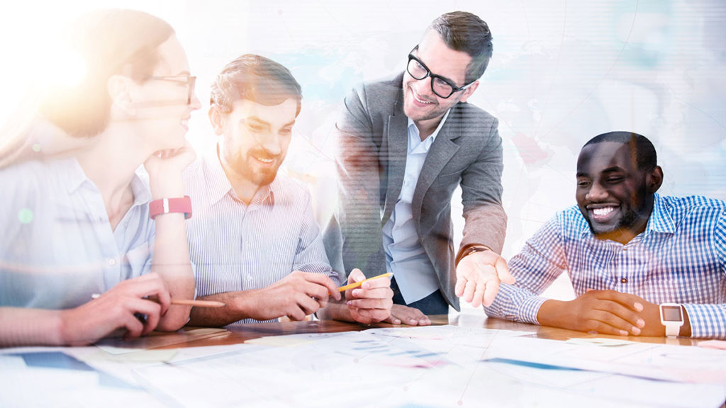 Temenos MarketPlace - Group of office workers in a meeting