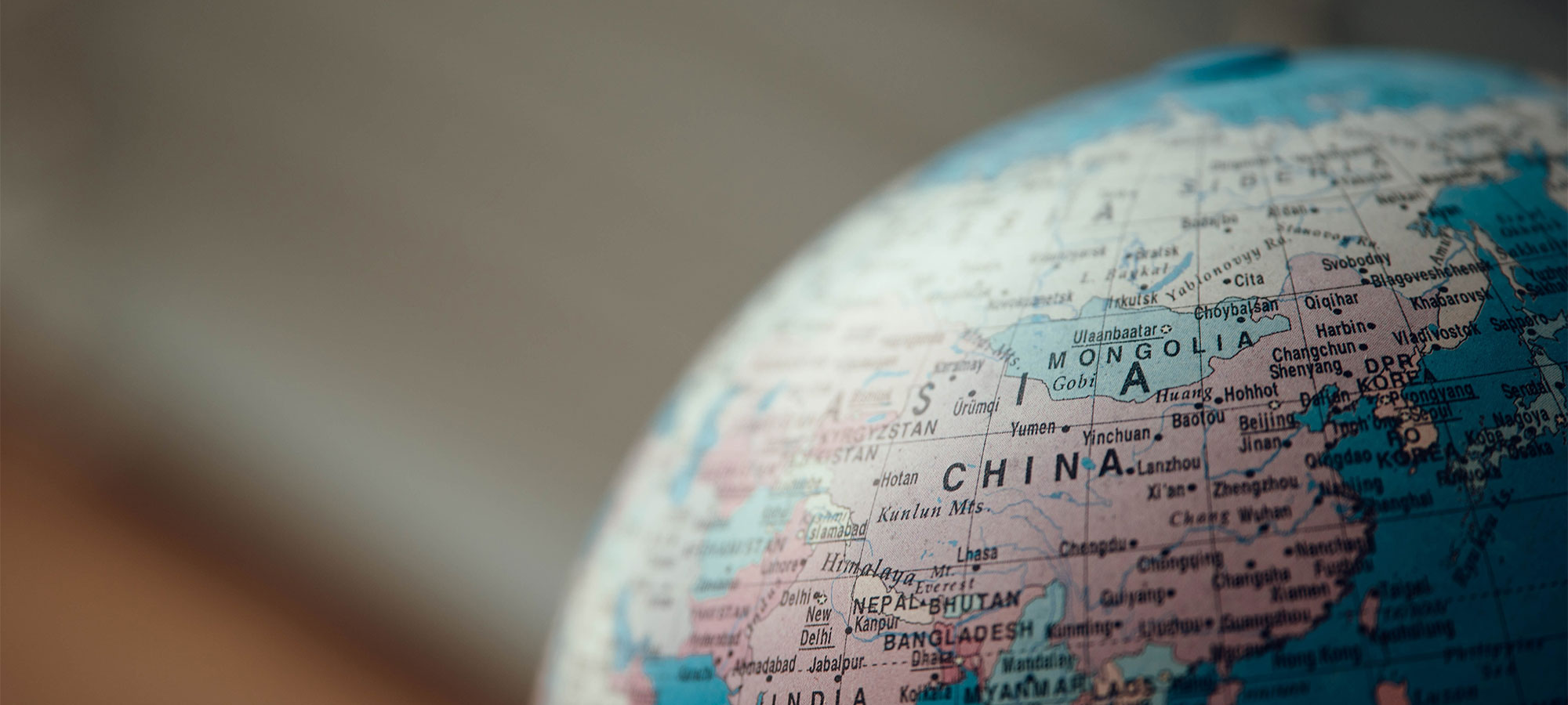 Globe Focused on China