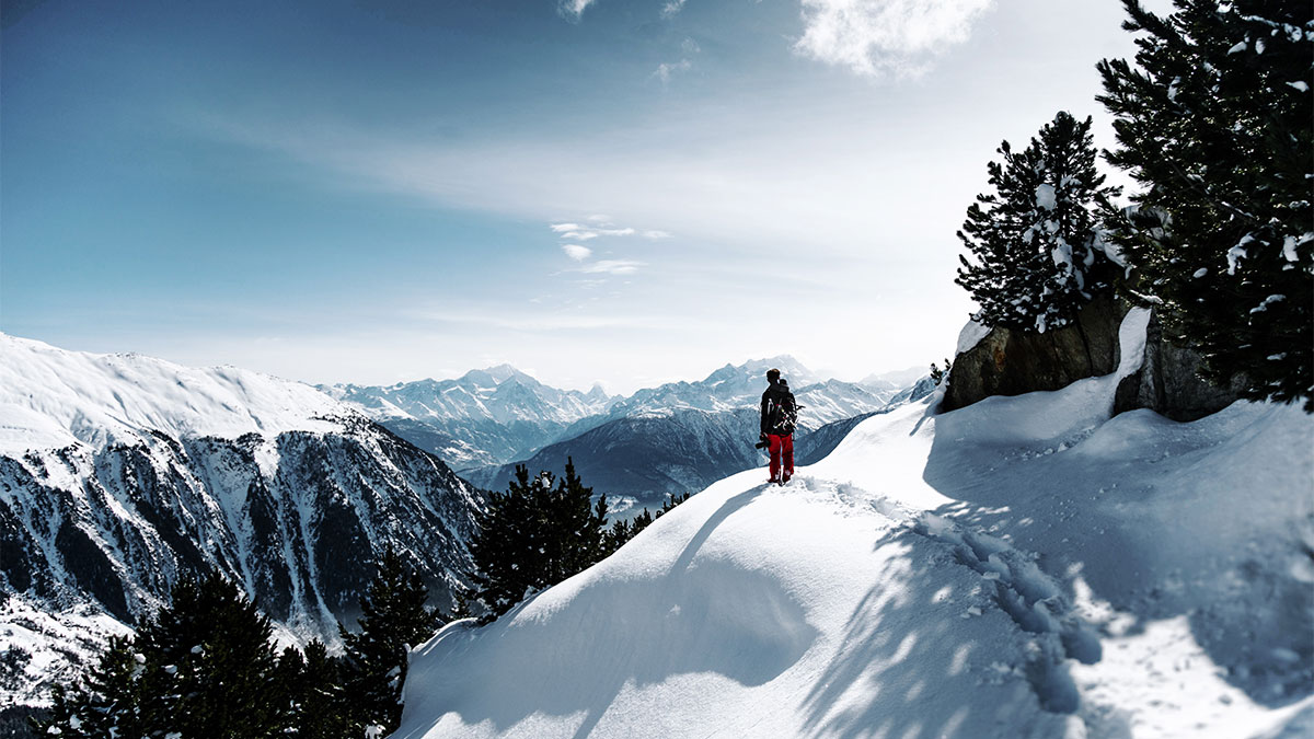 Financial Crime - Man climbing Aletsch Glacier, Fieschertal, Switzerland