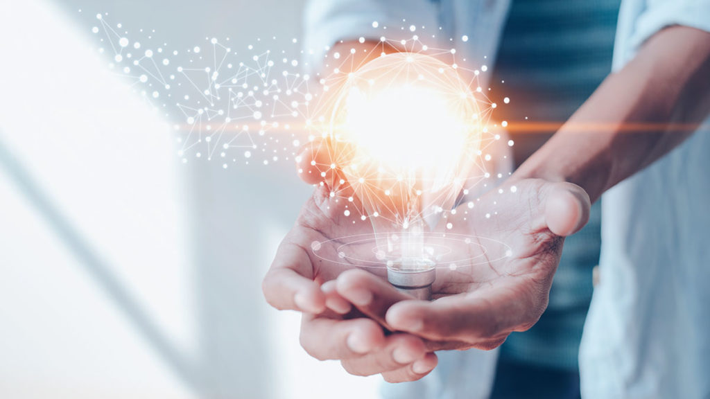 Digital-Transformation-Fund-Admin - Lightbulb in hands