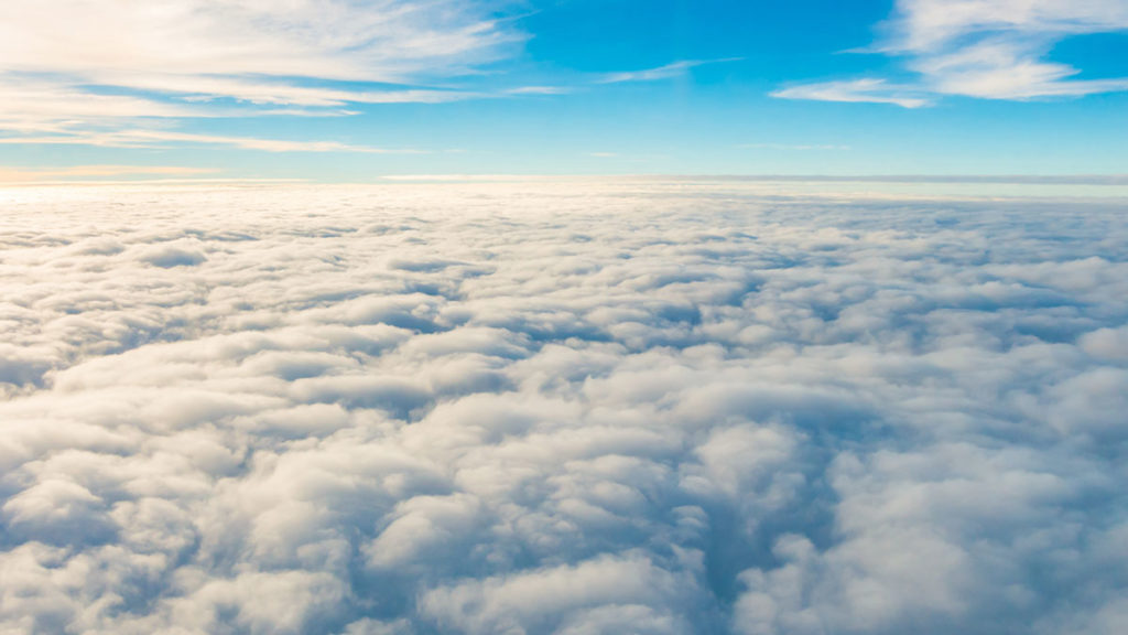 Clouds landscape